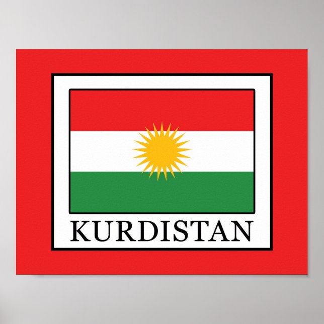 Kurdistan Poster (Framsidan)