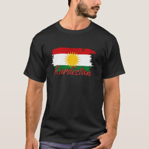 Kurdistan Present Kurd Hennes Biji Newroz Kurdiska T Shirt