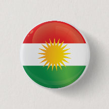 Kurdistan Round Icon Flagga