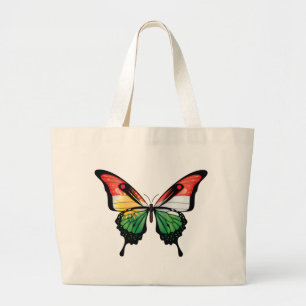 Kurdistan Swallowtail Butterfly Flagga Jumbo Tygkasse