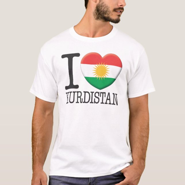 Kurdistan T Shirt (Framsida)