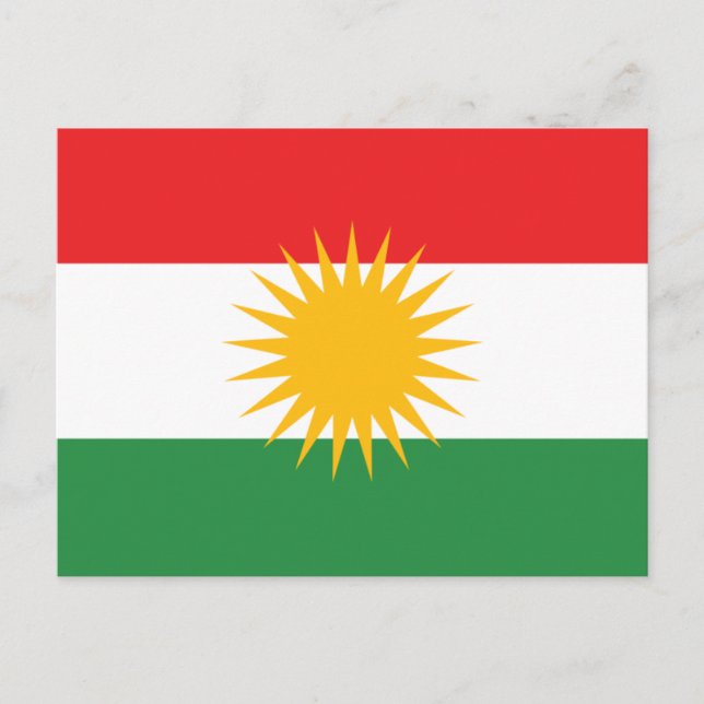 kurdistan vykort (Framsida)