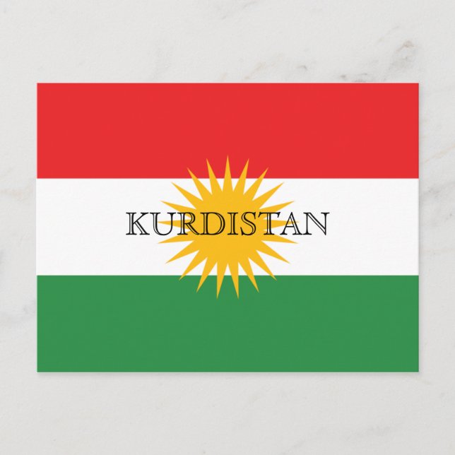 kurdistan vykort (Framsida)