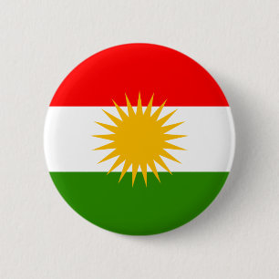 Kurdistanflagga Knapp