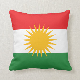 Kurdistanflagga Kudde