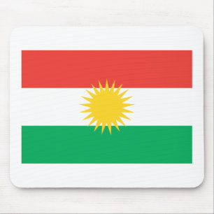 Kurdistanflagga Mousepad Musmatta