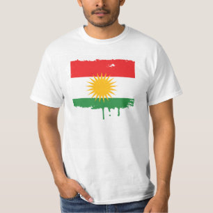 Kurdistanflagga T-shirt