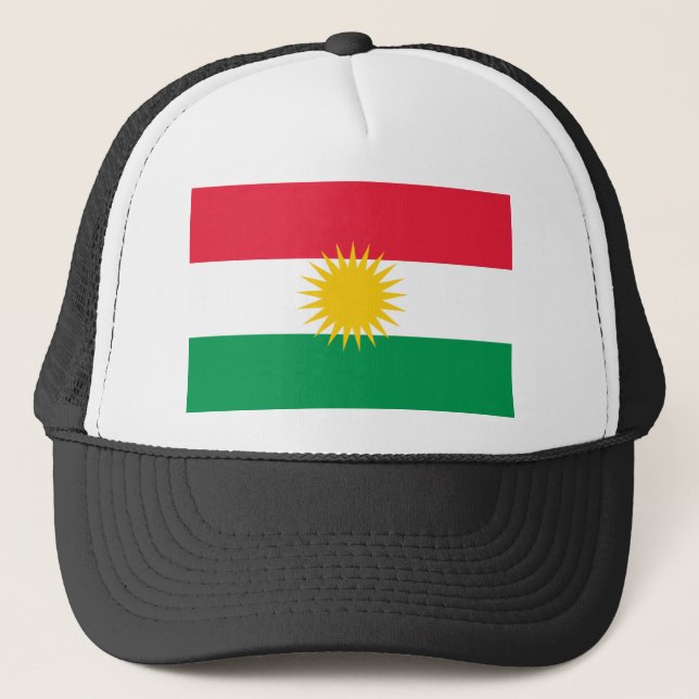 Kurdistanflagga Truckerkeps (Framsida)