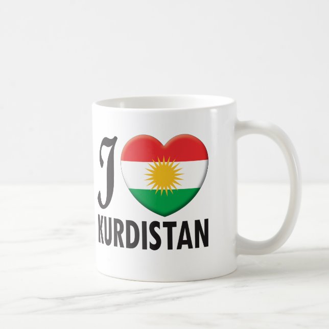 Kurdistankärlek Kaffemugg (Höger)