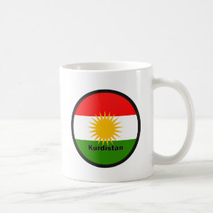 KurdistanRoundel kvalitets- flagga Kaffemugg
