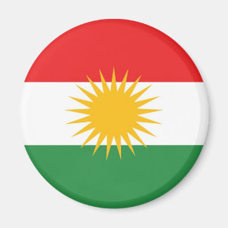 Kurdistans etniska flagga magnet