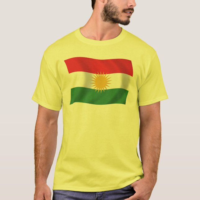 Kurdistans flagga tröja (Framsida)
