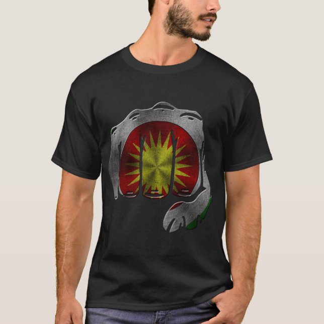 Kurdistans T Shirt (Framsida)