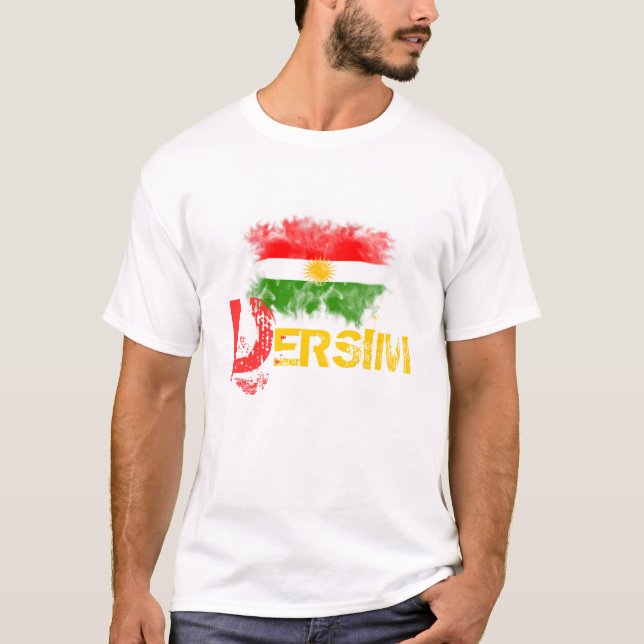 KurdistanT-tröja med "DERSIM ", Tee (Framsida)