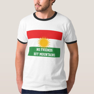 Kurds har inga vänner, men berg FRIGÖR KURDISTAN T Shirt