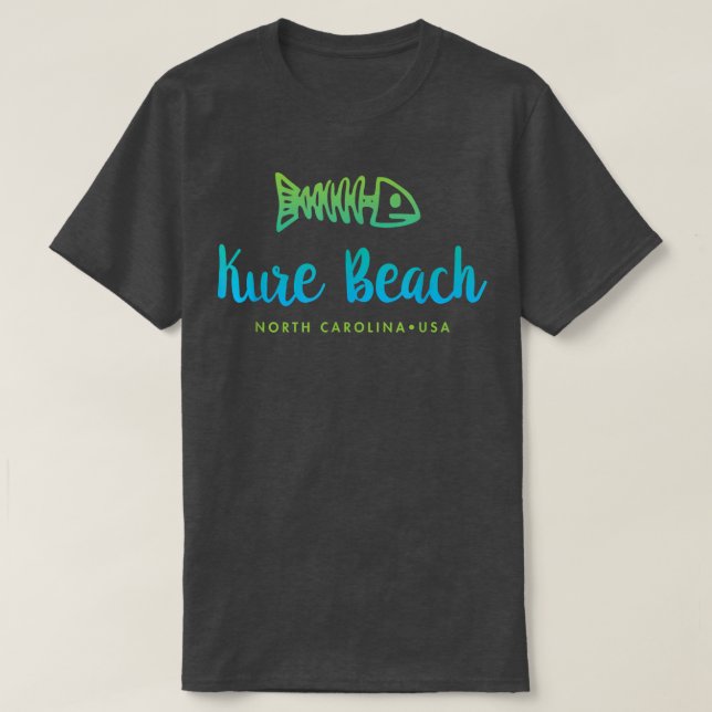 Kure Beach North Carolina T Shirt (Design framsida)