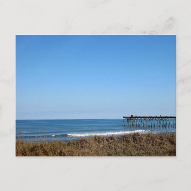Kure Beach Pier North Carolina vykort (Framsida)