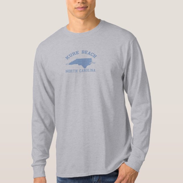 Kure Beach. Tee Shirt (Framsida)
