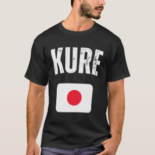 Kure Japan Flagga Travel Souvenir Japanska T Shirt
