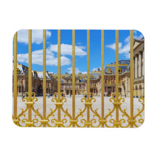 Kurgården Versailles Palace genom grind Magnet