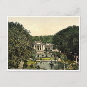 Kurhaus och omgivningar, Wiesbaden, Hessen-Nassau, Vykort
