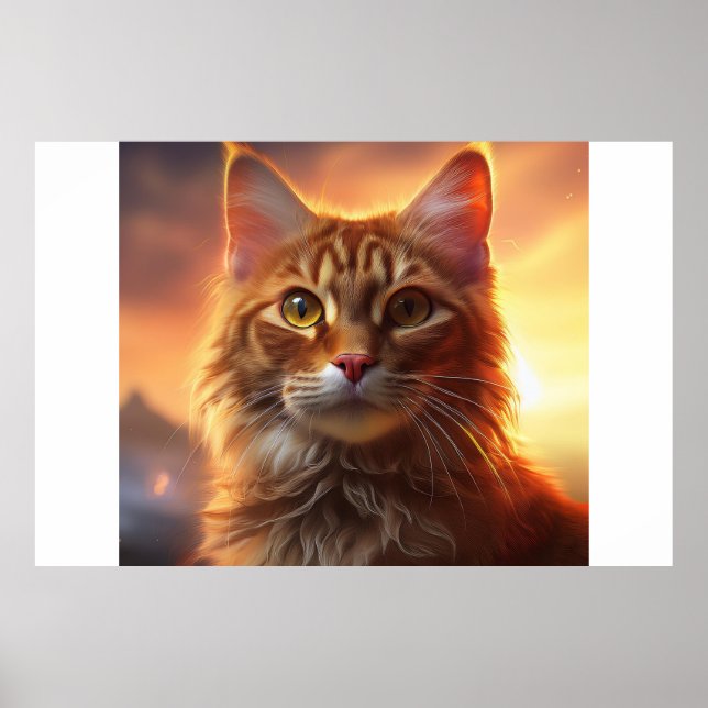 Kurilian Bobtail Cat Poster (Framsidan)