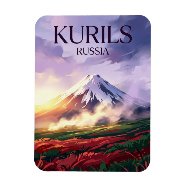 Kurils nationalpark Ryssland Magnet (Vertikal)