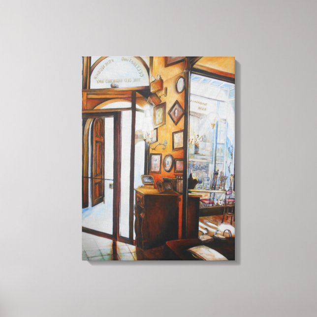 Kuriositet är Verktyg i Wise Canvastryck (Framsida)