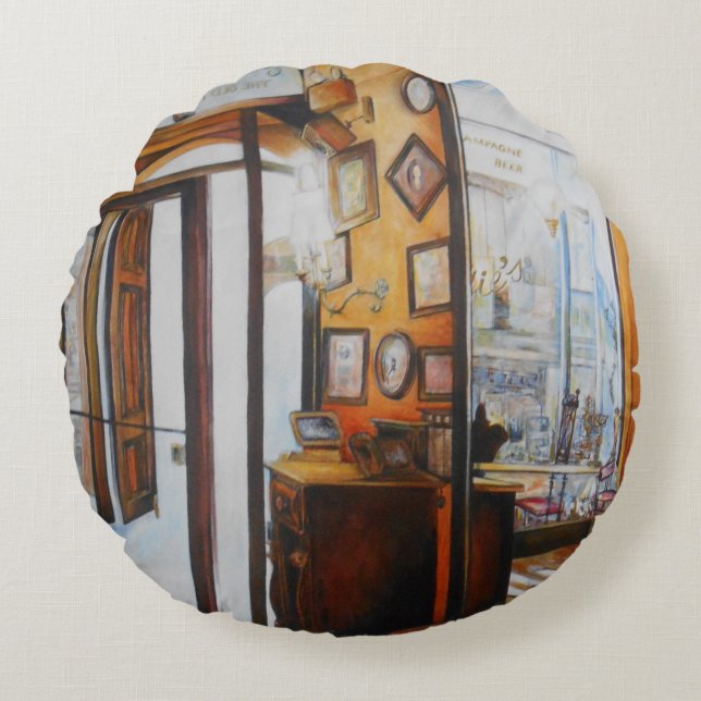 Kuriositet är Verktyg i Wise Rund Kudde (Framsidan)