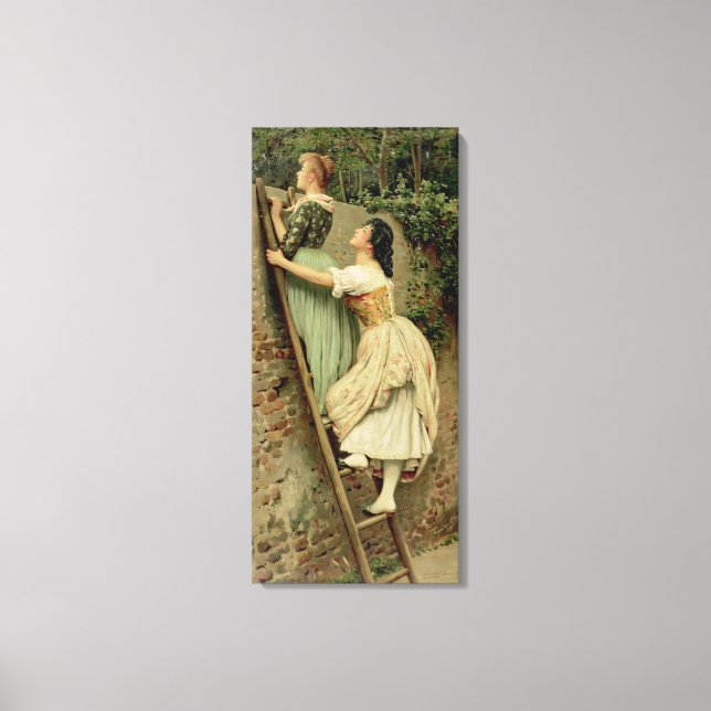 Kuriositet från Pears Årsdag, jul 1892 Canvastryck (Framsida)