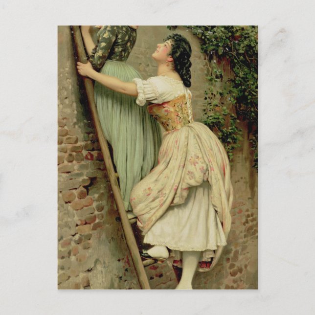 Kuriositet från Pearsettårig växt, jul, 1892 Helg Vykort (Framsida)