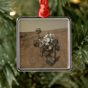 Kuriositet härjar Yta i Mars. Julgransprydnad Metall