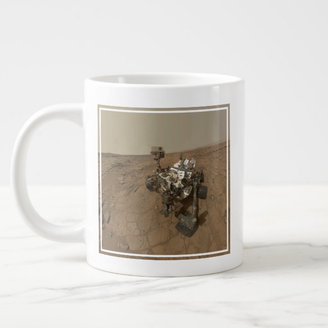 Kuriositet härjar Yta i Mars. Jumbo Mugg (Vänster)