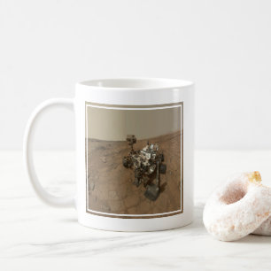 Kuriositet härjar Yta i Mars. Kaffemugg