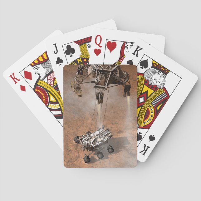 Kuriositet landade på Martian Yta. Casinokort (Baksidan)