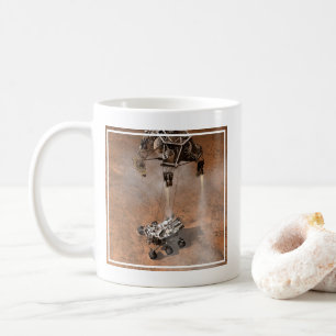 Kuriositet landade på Martian Yta. Kaffemugg