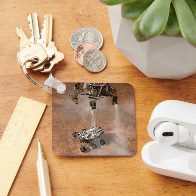 Kuriositet landade på Martian Yta. Nyckelring (Skrivbord)