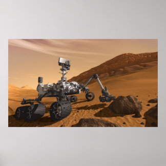 Kuriositet: Nästa marsrover Poster