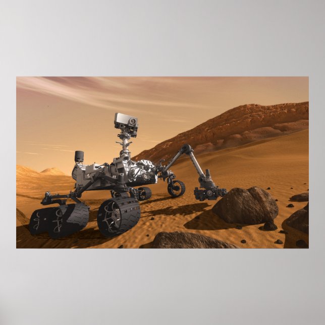 Kuriositet: Nästa marsrover Poster (Framsidan)