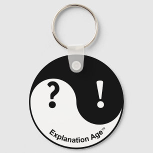 Kuriositet & övertygelse Keychain Nyckelring