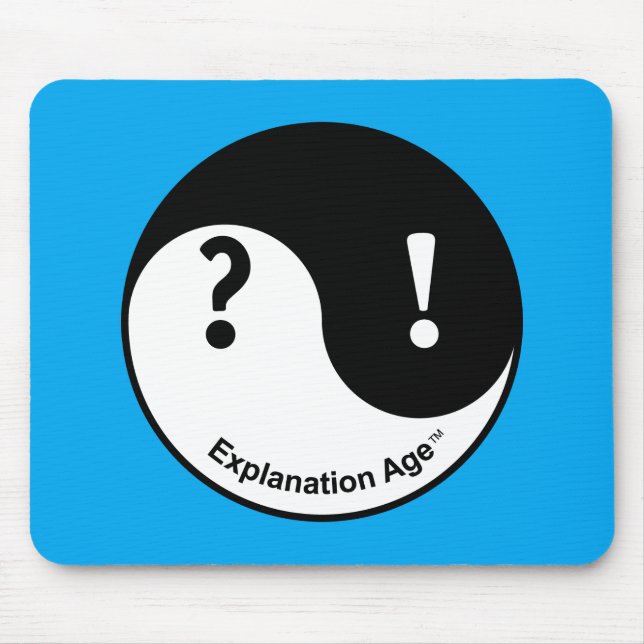 Kuriositet & övertygelse Mousepad Musmatta (Framsidan)