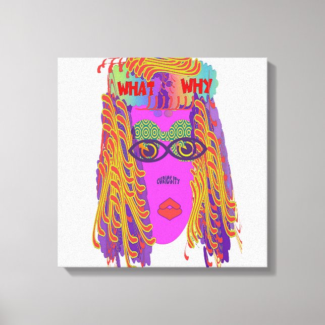 Kuriositetens Ansikte Canvastryck (Framsida)