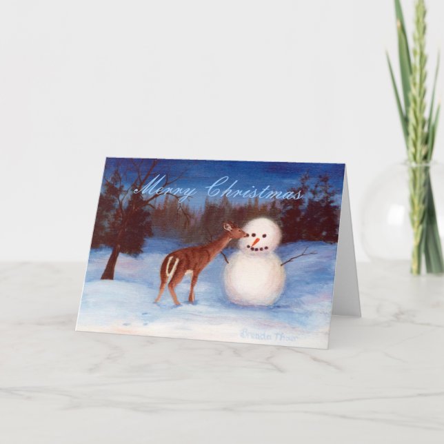 Kuriositetjulen förbigår kortet helgkort (Framsida)