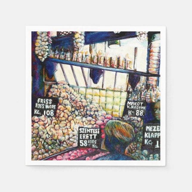 Kuriositetsmått Pappersservett (Framsidan)