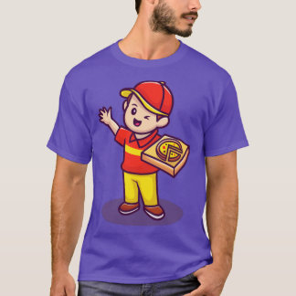 Kurir med Pizza-box T Shirt