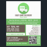 Kurirleveransprogram, Logotyp för budfirmatjänst Reklamblad<br><div class="desc">Kurirleveransprogram,  Logotyp för budbärsannonsering av flygbiljett från Affärskortet Store.</div>