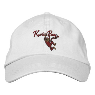 Kurius Boy Logotyp Cream Ansikte Embroidery Hat Broderad Keps