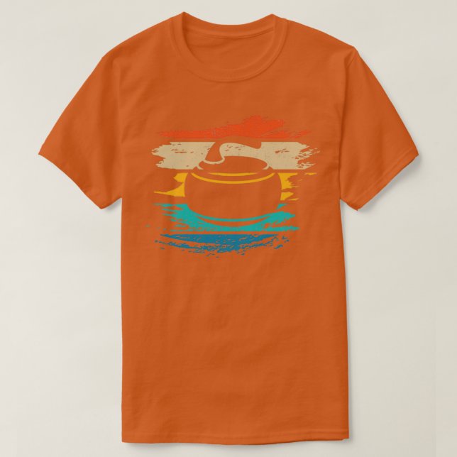 Kurling Curling-matchning-spelare T Shirt (Design framsida)