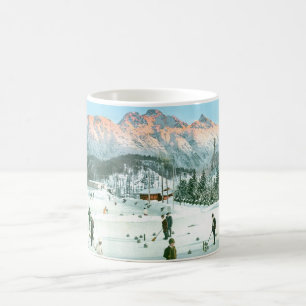 Kurling i Schweiz Kaffemugg