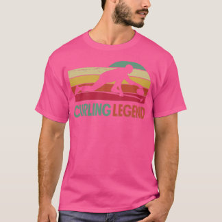Kurling Player Curler Curling Legend T Shirt